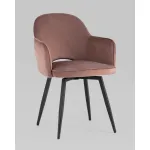 Стул Венера вращающийся велюр пыльно-розовый Stool Group УТ000037253 от ImperiumLoft