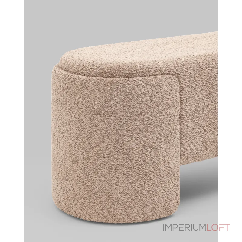 Банкетка Taks букле капучино Stool Group УТ000039116 от ImperiumLoft