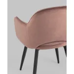 Стул Венера вращающийся велюр пыльно-розовый Stool Group УТ000037253 от ImperiumLoft