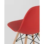 Стул Eames Style DSW красный x4 (разборный каркас) Stool Group УТ000037607 от ImperiumLoft