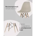Стул Eames Style DSW красный x4 (разборный каркас) Stool Group УТ000037607 от ImperiumLoft