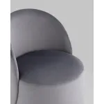 Пуф Loreen вращающийся велюр серый Stool Group УТ000039108 от ImperiumLoft