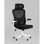 Кресло офисное Airone белый с черной сеткой Stool Group УТ000039378 от ImperiumLoft