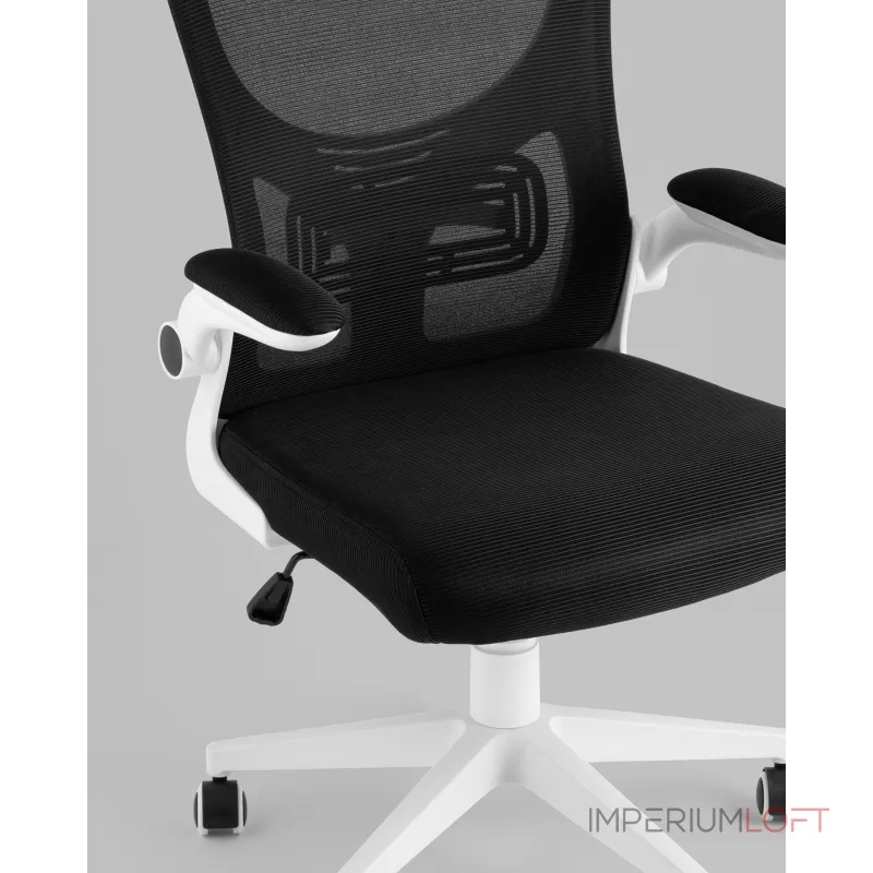 Кресло офисное Airone белый с черной сеткой Stool Group УТ000039378 от ImperiumLoft