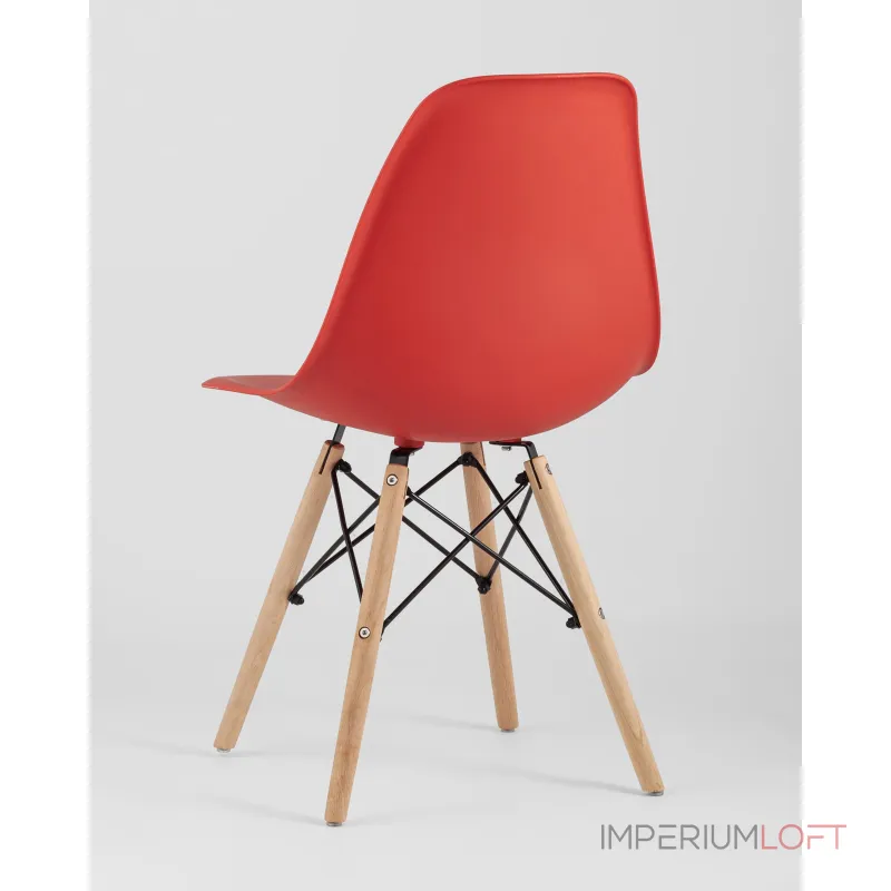 Стул Eames Style DSW красный x4 (разборный каркас) Stool Group УТ000037607 от ImperiumLoft Стул Eames Style DSW красный x4 (разборный каркас) Stool Group УТ000037607 от ImperiumLoft