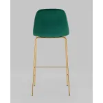 Стул барный Валенсия SN велюр зеленый золотые ножки 2 шт Stool Group УТ000038301 от ImperiumLoft
