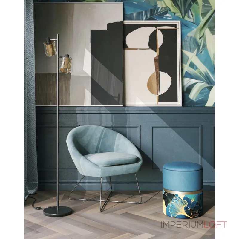Пуф Кэрри с ящиком велюр Gingko Stool Group УТ000037323 от ImperiumLoft