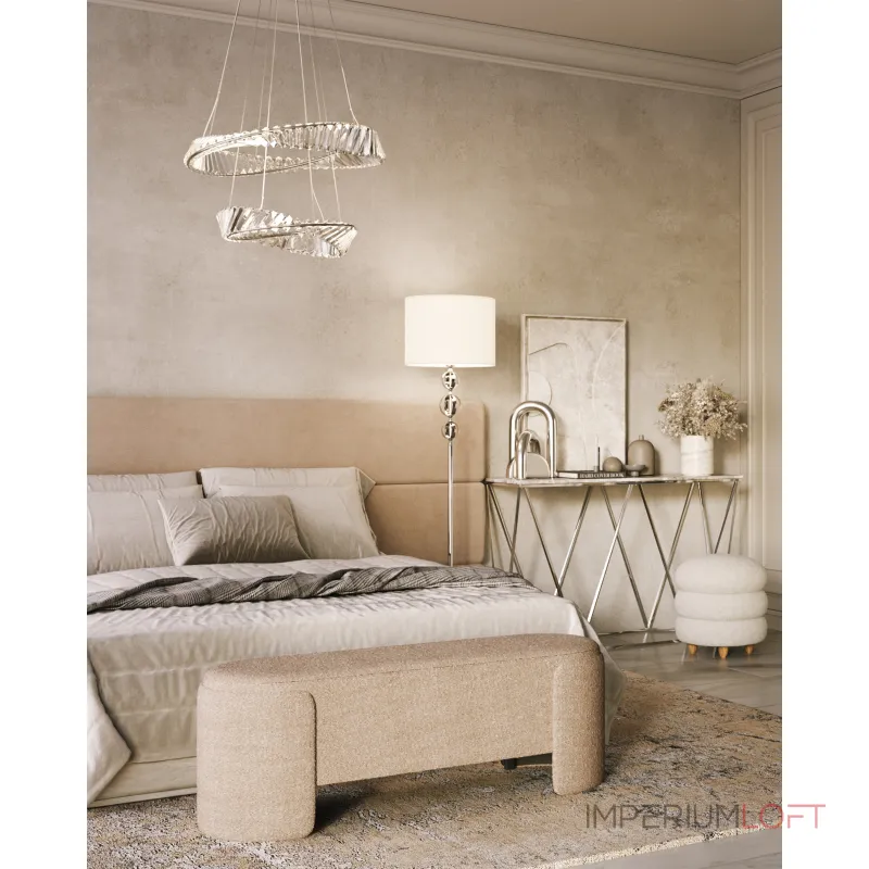 Банкетка Taks букле капучино Stool Group УТ000039116 от ImperiumLoft