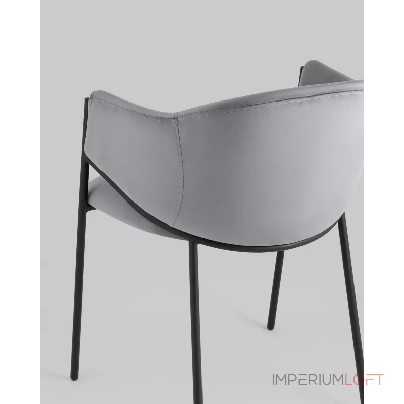Стул Brace велюр серый Stool Group УТ000039130 от ImperiumLoft