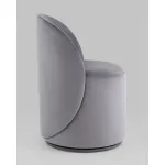 Пуф Loreen вращающийся велюр серый Stool Group УТ000039108 от ImperiumLoft