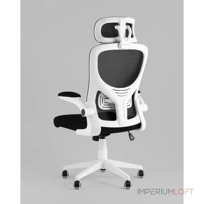 Кресло офисное Airone белый с черной сеткой Stool Group УТ000039378 от ImperiumLoft