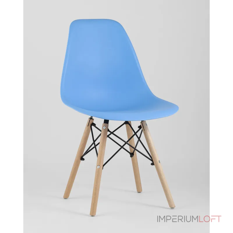 Стул Eames Style DSW голубой (разборный каркас) Stool Group УТ000037589 от ImperiumLoft