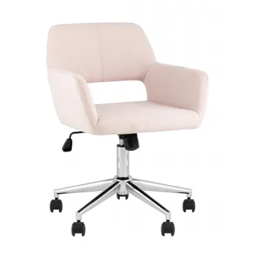 Стул офисный ROSS рогожка светло-розовый Stool Group УТ000039439