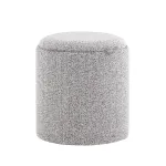 Пуф-столик с ящиком Хюгге XS букле серый Stool Group УТ000038728 от ImperiumLoft