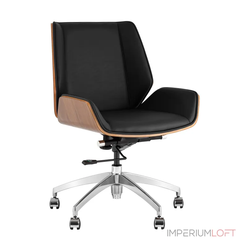 Кресло офисное Crown SN черный Stool Group УТ000038534 от ImperiumLoft