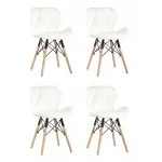 Стул Бон экокожа белый 4 шт. Stool Group УТ000035731 от ImperiumLoft