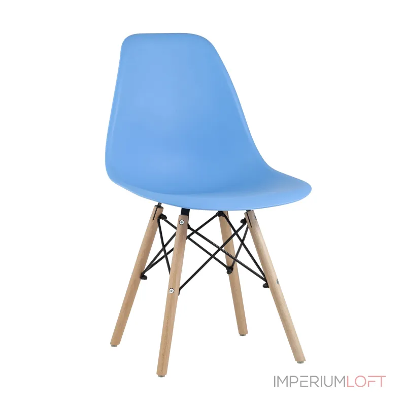 Стул Eames Style DSW голубой (разборный каркас) Stool Group УТ000037589 от ImperiumLoft