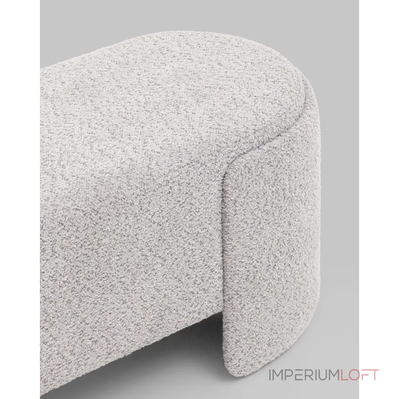 Банкетка Taks букле светло-серый Stool Group УТ000039117 от ImperiumLoft