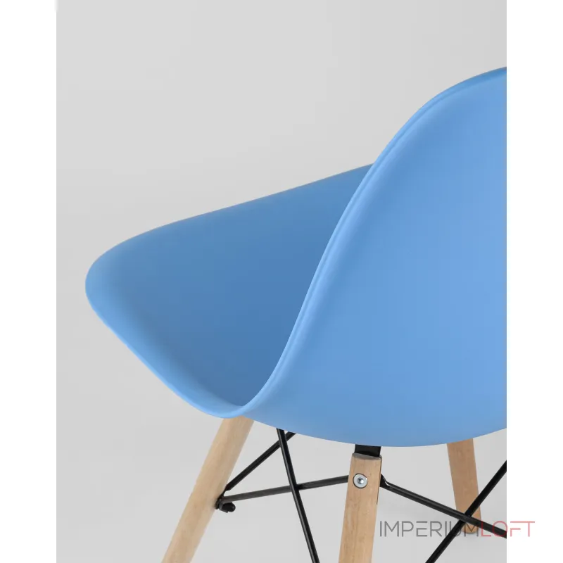 Стул Eames Style DSW голубой (разборный каркас) Stool Group УТ000037589 от ImperiumLoft