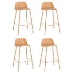 Стул полубарный Mist желтый 4 шт Stool Group УТ000038438 от ImperiumLoft