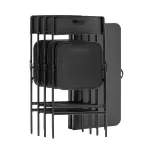 Комплект раскладного стола и стульев Stool Group Кейт YX-ZFP86 black от ImperiumLoft