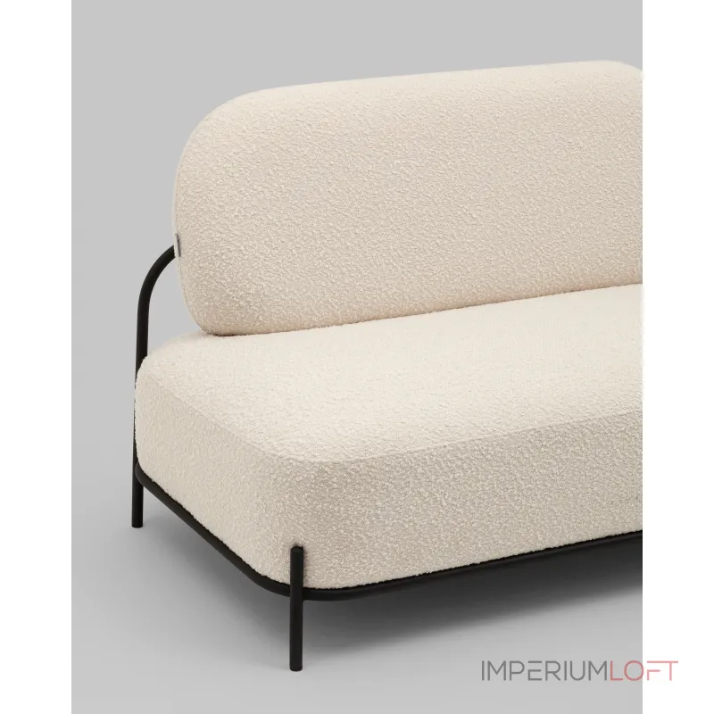 Диван Стоун new букле молочный Stool Group УТ000040250 от ImperiumLoft