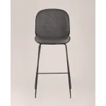 Стул барный Beetle PU со спинкой серый 2 шт Stool Group УТ000038313 от ImperiumLoft