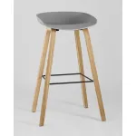 Стул барный LIBRA СЕРЫЙ 2 шт Stool Group УТ000038345 от ImperiumLoft