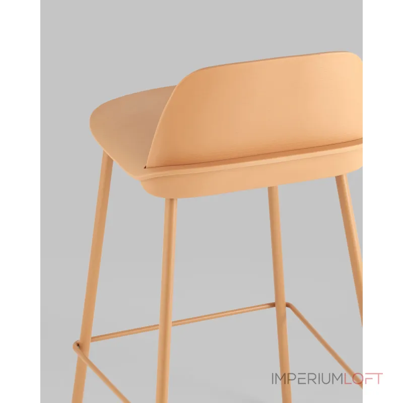 Стул полубарный Mist желтый 4 шт Stool Group УТ000038438 от ImperiumLoft