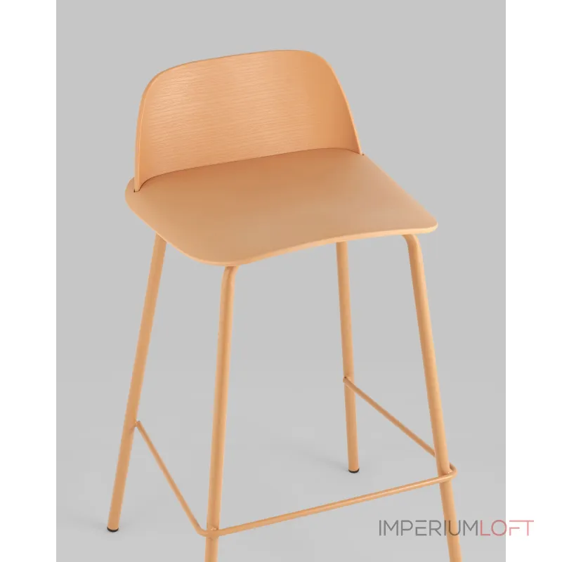 Стул полубарный Mist желтый 4 шт Stool Group УТ000038438 от ImperiumLoft