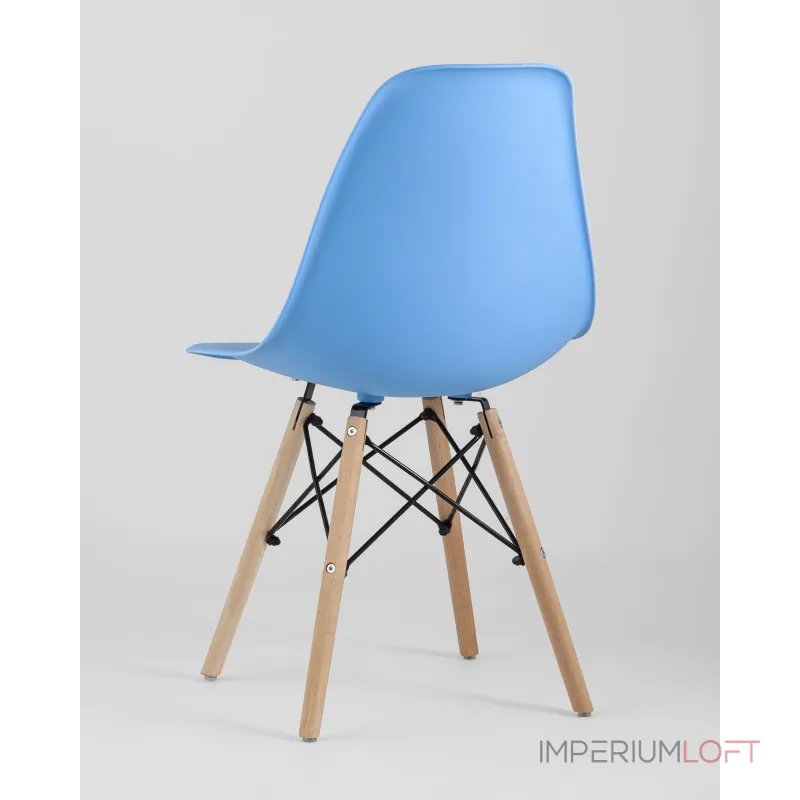 Стул Eames Style DSW голубой x4 (разборный каркас) Stool Group УТ000037603 от ImperiumLoft Стул Eames Style DSW голубой x4 (разборный каркас) Stool Group УТ000037603 от ImperiumLoft