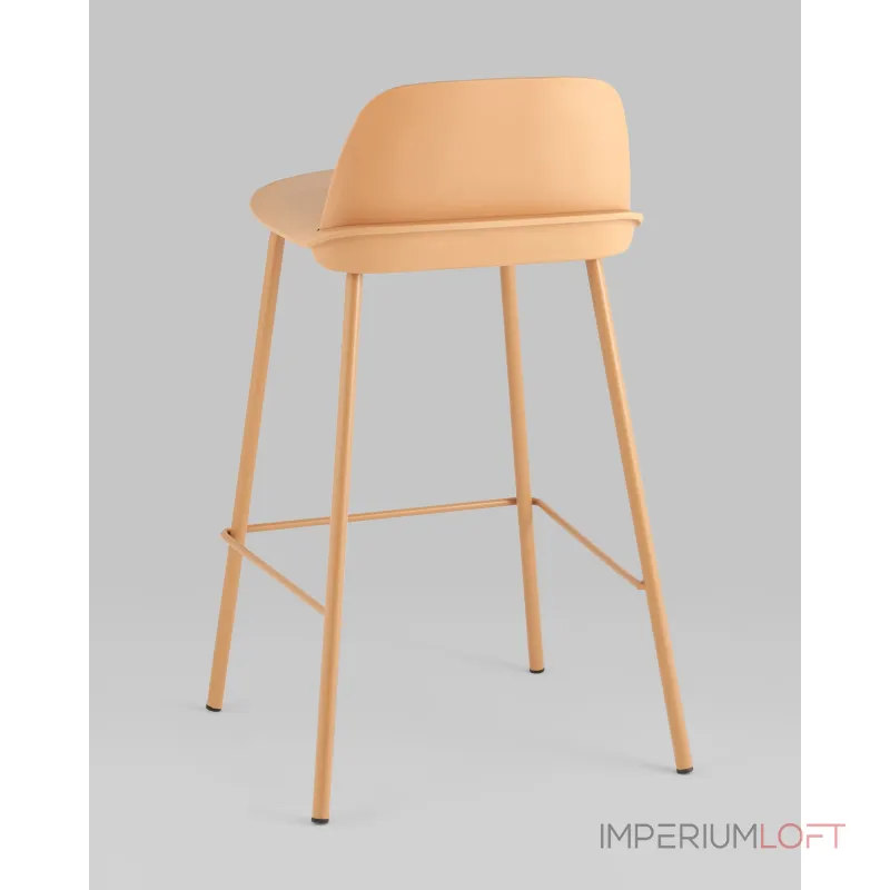 Стул полубарный Mist желтый 4 шт Stool Group УТ000038438 от ImperiumLoft