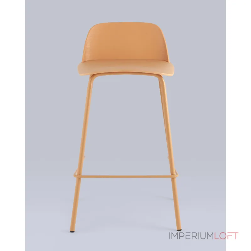 Стул полубарный Mist желтый 4 шт Stool Group УТ000038438 от ImperiumLoft