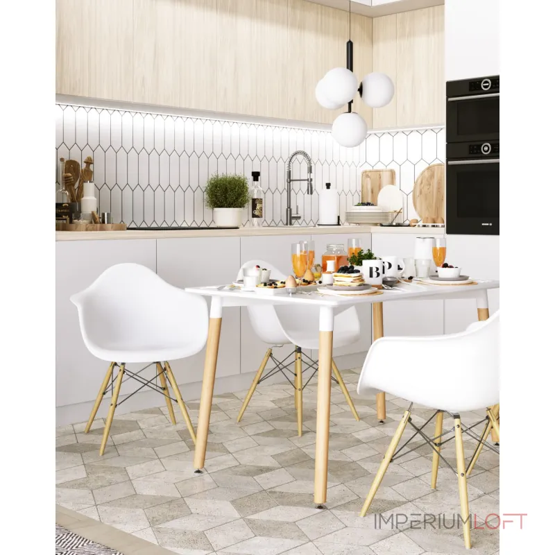 Стол обеденный OSLO 120*80 см белый Stool Group УТ000039321 от ImperiumLoft Стол обеденный OSLO 120*80 см белый Stool Group УТ000039321 от ImperiumLoft