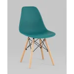 Стул Eames Style DSW темно-бирюзовый x4 (разборный каркас) Stool Group УТ000037611 от ImperiumLoft