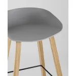 Стул барный LIBRA СЕРЫЙ 2 шт Stool Group УТ000038345 от ImperiumLoft