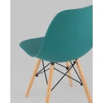 Стул Eames Style DSW темно-бирюзовый x4 (разборный каркас) Stool Group УТ000037611 от ImperiumLoft