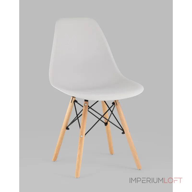 Стул Eames Style DSW светло-серый (разборный каркас) Stool Group УТ000037594 от ImperiumLoft