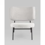 Кресло District Lounge букле светло-серый Stool Group УТ000039112 от ImperiumLoft