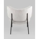 Кресло District Lounge букле светло-серый Stool Group УТ000039112 от ImperiumLoft