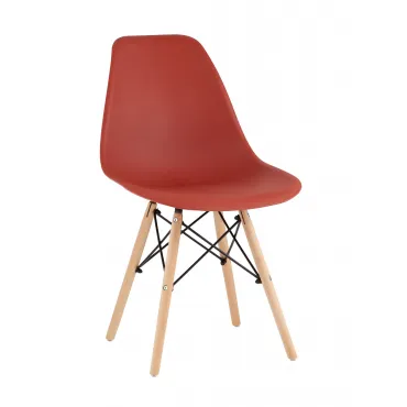 Стул Eames Style DSW терракотовый (разборный каркас) Stool Group УТ000039374 Стул Eames Style DSW терракотовый (разборный каркас) Stool Group УТ000039374