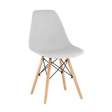 Стул Eames Style DSW светло-серый (разборный каркас) Stool Group УТ000037594 Стул Eames Style DSW светло-серый (разборный каркас) Stool Group УТ000037594