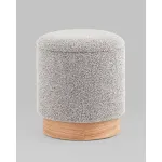 Пуф с ящиком Холли XS букле серый Stool Group УТ000038724 от ImperiumLoft