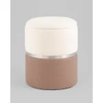 Пуф Кэрри с ящиком серебро шенилл светло-коричневый Stool Group УТ000039381 от ImperiumLoft