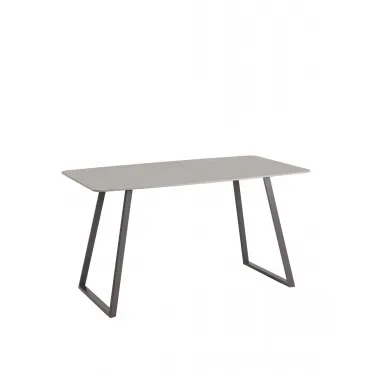 Стол обеденный Vermont 140*80 см керамика темная ножки серые Stool Group УТ000040512 Стол обеденный Vermont 140*80 см керамика темная ножки серые Stool Group УТ000040512