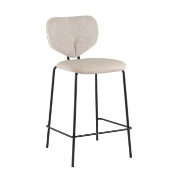 Стул полубарный Masey бежевый с бежевой экокожей Stool Group УТ000039582 Стул полубарный Masey бежевый с бежевой экокожей Stool Group УТ000039582