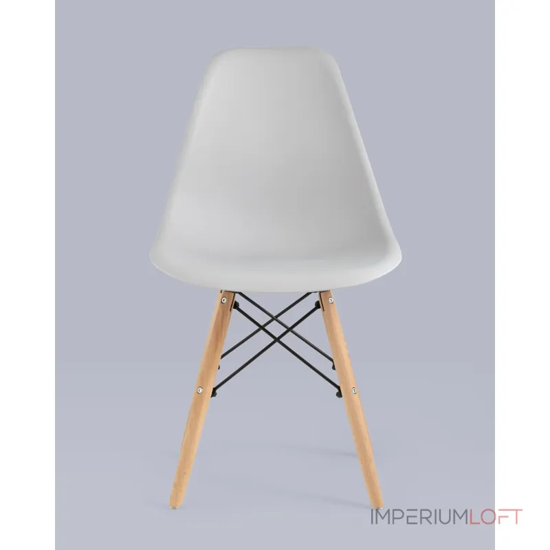 Стул Eames Style DSW светло-серый (разборный каркас) Stool Group УТ000037594 от ImperiumLoft