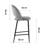 Стул полубарный Stool Group Меган УТ000042228 от ImperiumLoft