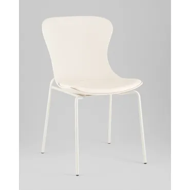 Стул Shaya с подушкой пластик молочный Stool Group УТ000040185 Стул Shaya с подушкой пластик молочный Stool Group УТ000040185