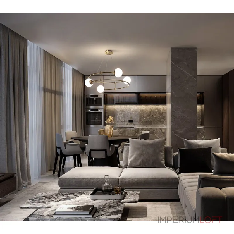 Подвесная люстра Maytoni MOD317PL-04G